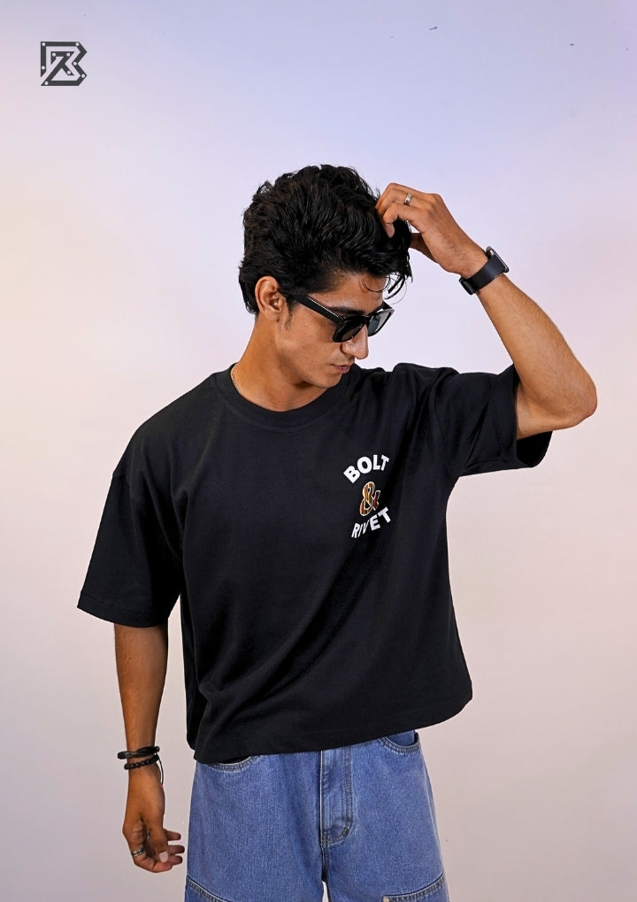 Ampersand Edition Tee – Oversized Noir